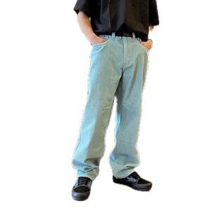 Loose Fit SK8 Corduroy Light Blue Skate Pants from Empyre